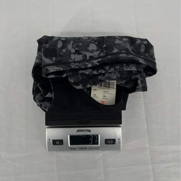 Sweaty Betty Power Cropped Workout Vest Black and Gray Camo Print Sport Bra - Picture 5 of 5